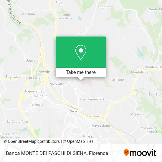 Banca MONTE DEI PASCHI DI SIENA map