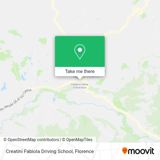 Creatini Fabiola Driving School map
