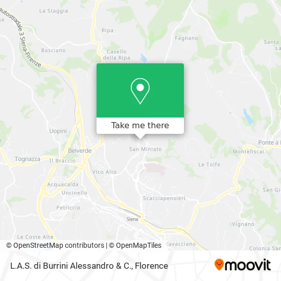 L.A.S. di Burrini Alessandro & C. map