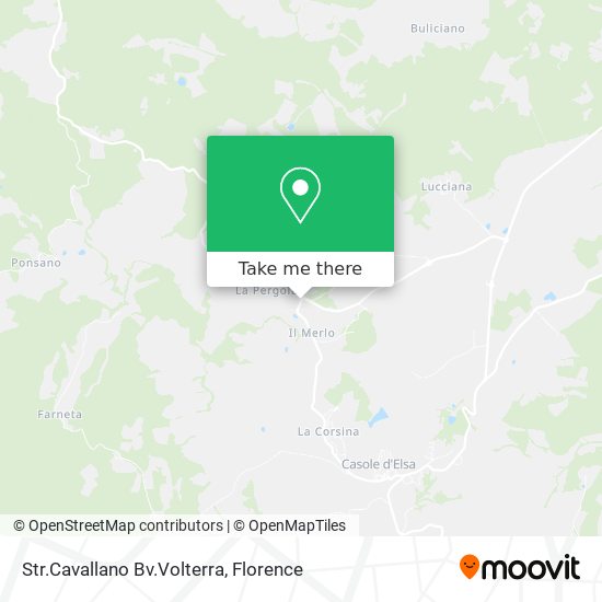 Str.Cavallano Bv.Volterra map
