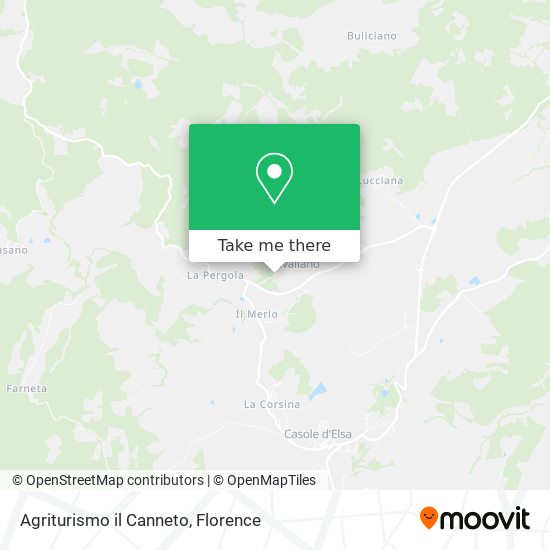 Agriturismo il Canneto map