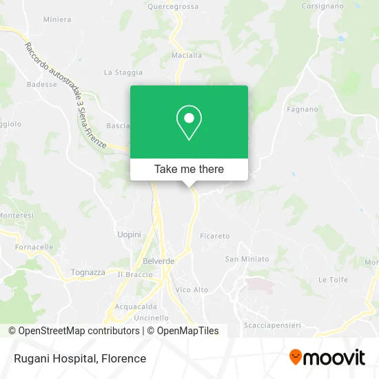 Rugani Hospital map