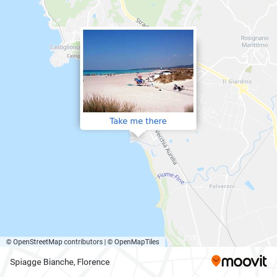 Spiagge Bianche map