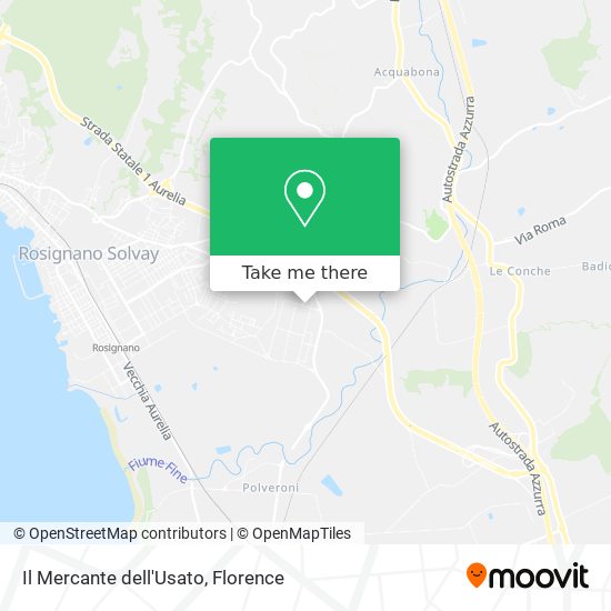 Il Mercante dell'Usato map