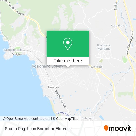 Studio Rag. Luca Barontini map