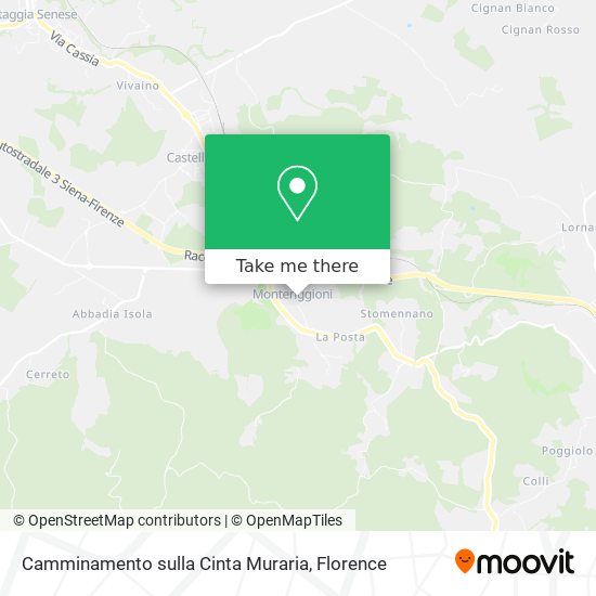 Camminamento sulla Cinta Muraria map
