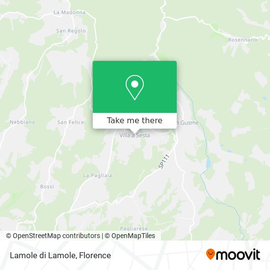 Lamole di Lamole map