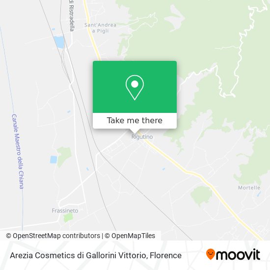Arezia Cosmetics di Gallorini Vittorio map