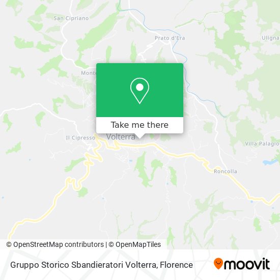 Gruppo Storico Sbandieratori Volterra map