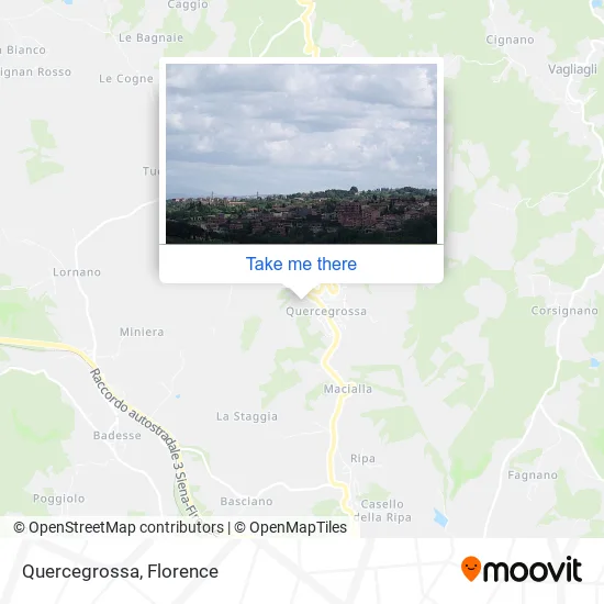 Quercegrossa map