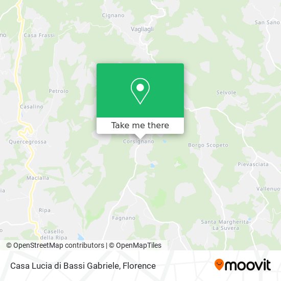 Casa Lucia di Bassi Gabriele map