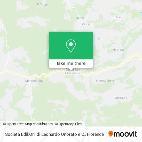 Società Edil.On. di Leonardo Onorato e C. map