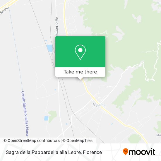 Sagra della Pappardella alla Lepre map