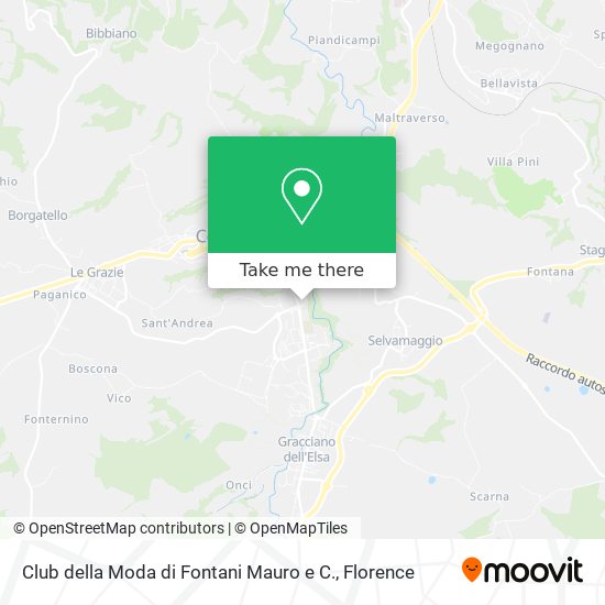 Club della Moda di Fontani Mauro e C. map