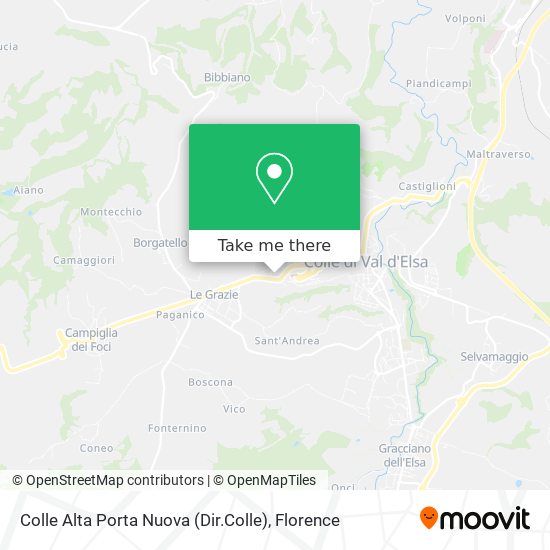 Colle Alta Porta Nuova (Dir.Colle) map