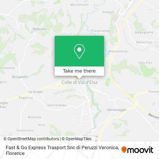 Fast & Go Express Trasport Snc di Peruzzi Veronica map
