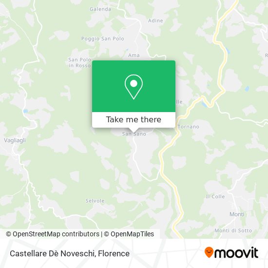 Castellare Dè Noveschi map
