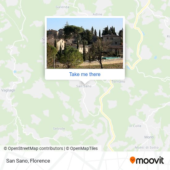 San Sano map