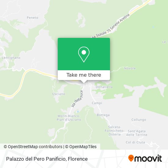 Palazzo del Pero Panificio map