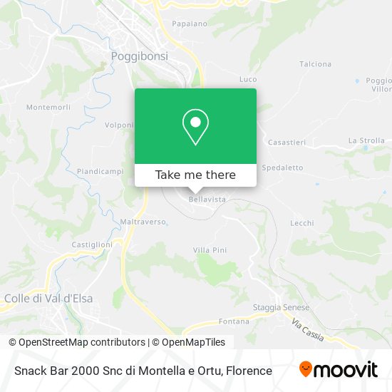 Snack Bar 2000 Snc di Montella e Ortu map