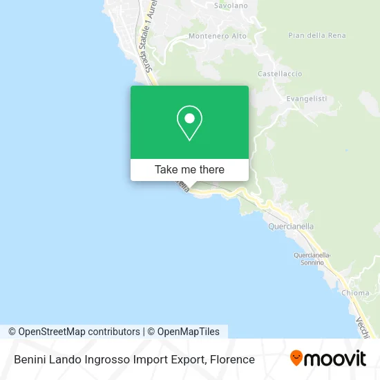 Benini Lando Ingrosso Import Export map