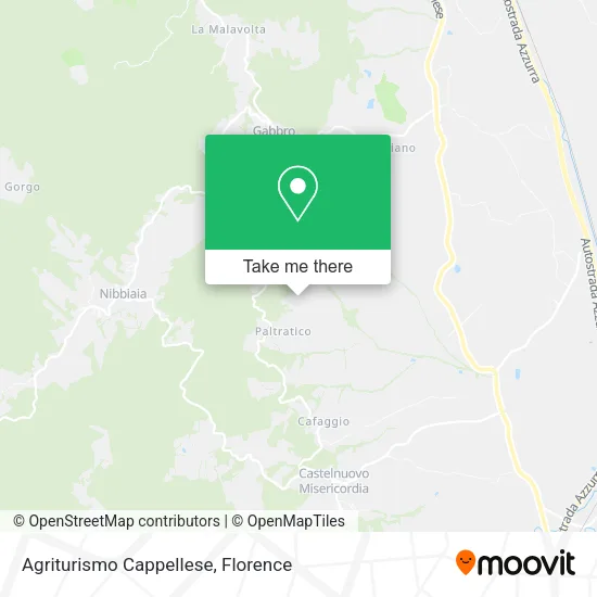 Agriturismo Cappellese map