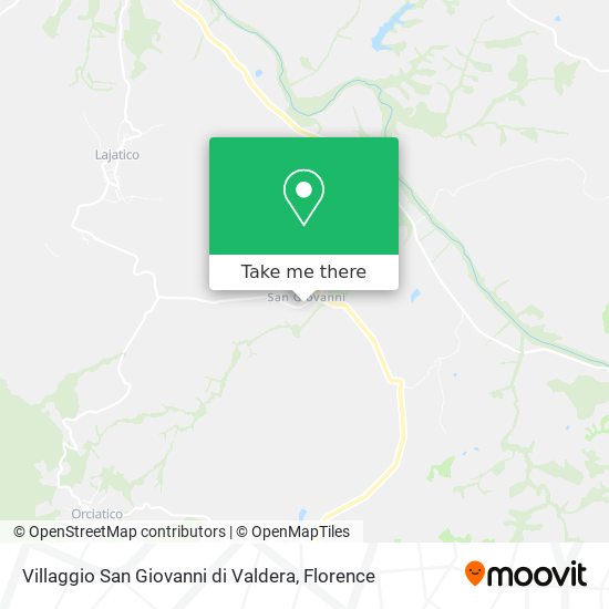 Villaggio San Giovanni di Valdera map