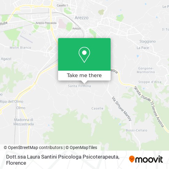 Dott.ssa Laura Santini Psicologa Psicoterapeuta map