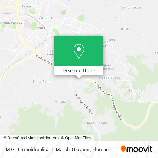 M.G. Termoidraulica di Marchi Giovanni map