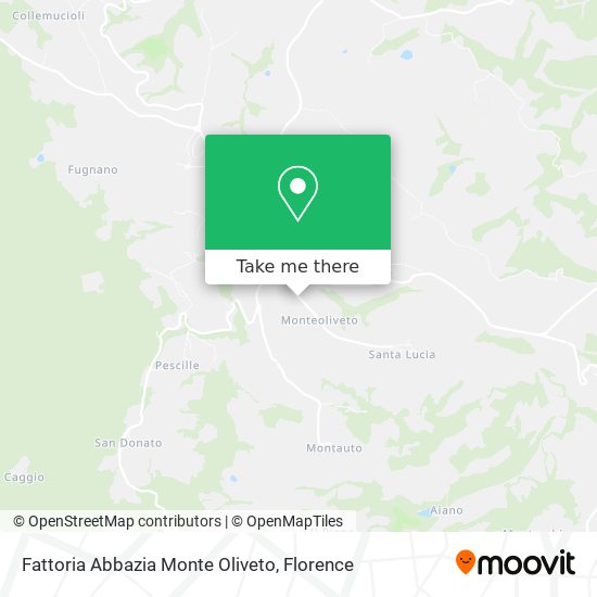 Fattoria Abbazia Monte Oliveto map
