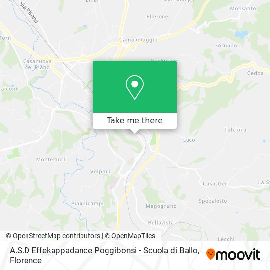 A.S.D Effekappadance Poggibonsi - Scuola di Ballo map
