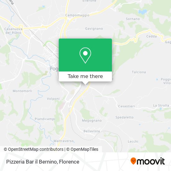 Pizzeria Bar il Bernino map