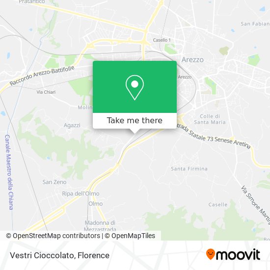 Vestri Cioccolato map