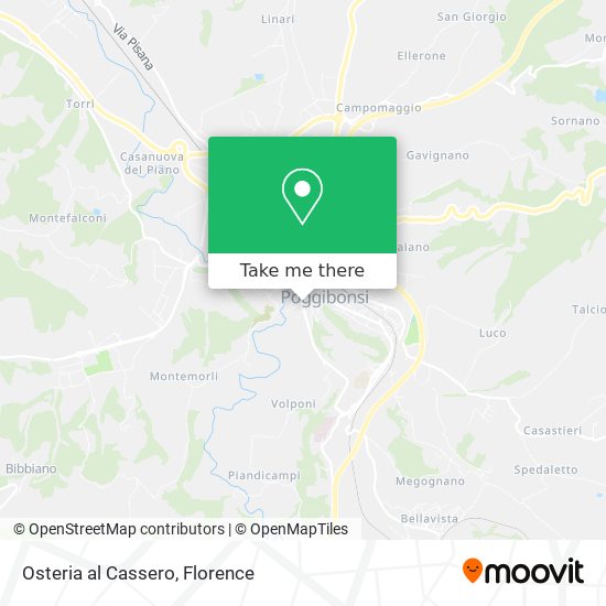 Osteria al Cassero map