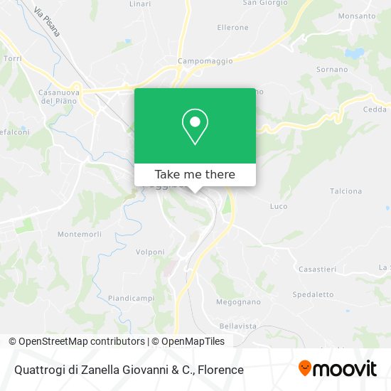 Quattrogi di Zanella Giovanni & C. map