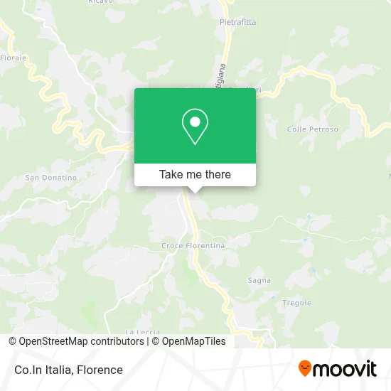 Co.In Italia map