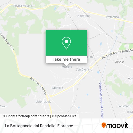 La Bottegaccia dal Randello map