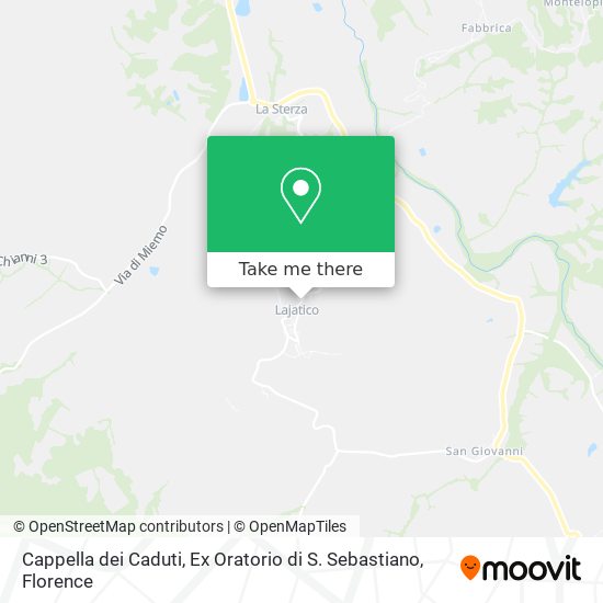 Cappella dei Caduti, Ex Oratorio di S. Sebastiano map