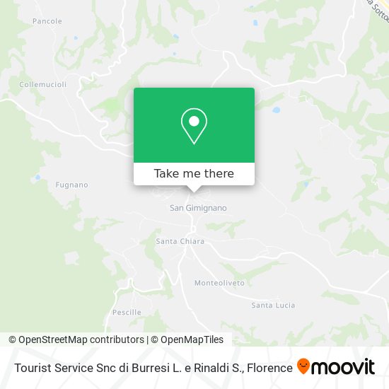 Tourist Service Snc di Burresi L. e Rinaldi S. map