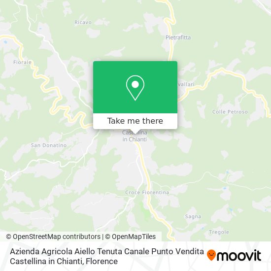 Azienda Agricola Aiello Tenuta Canale Punto Vendita Castellina in Chianti map