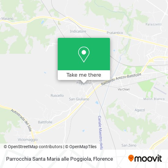 Parrocchia Santa Maria alle Poggiola map