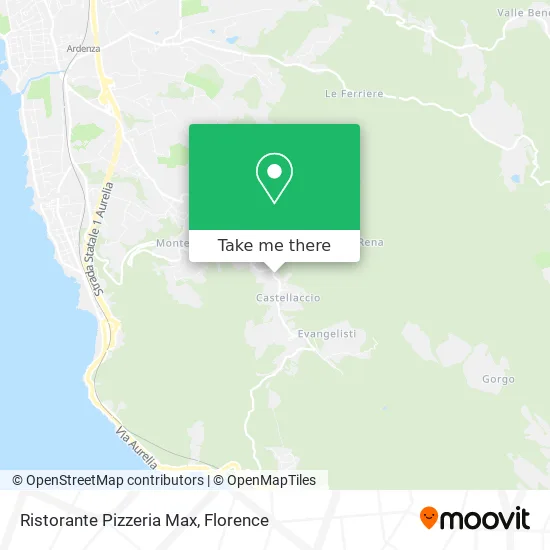 Max Pizzeria Restaurant map