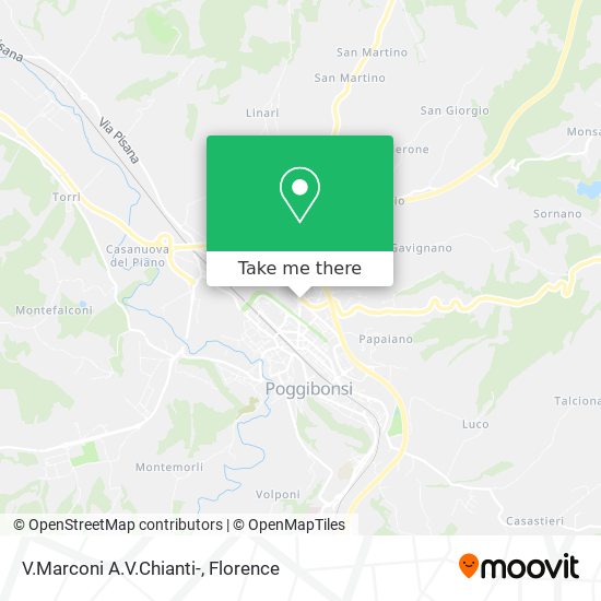 V.Marconi A.V.Chianti- map