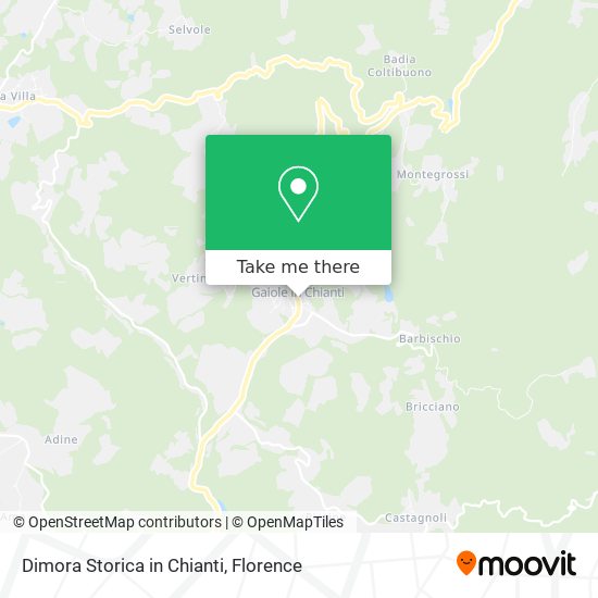 Dimora Storica in Chianti map