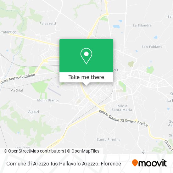 Comune di Arezzo Ius Pallavolo Arezzo map