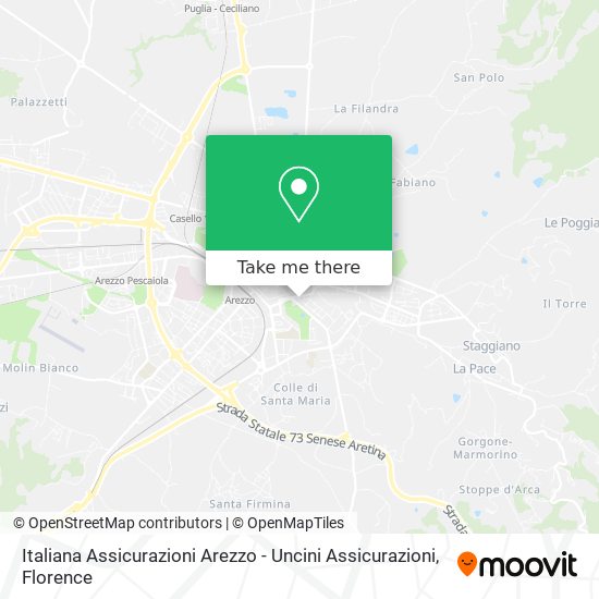 Italiana Assicurazioni Arezzo - Uncini Assicurazioni map