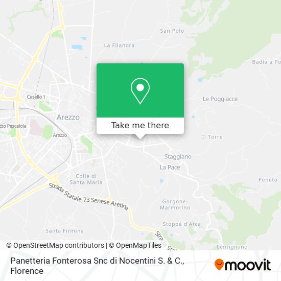 Panetteria Fonterosa Snc di Nocentini S. & C. map