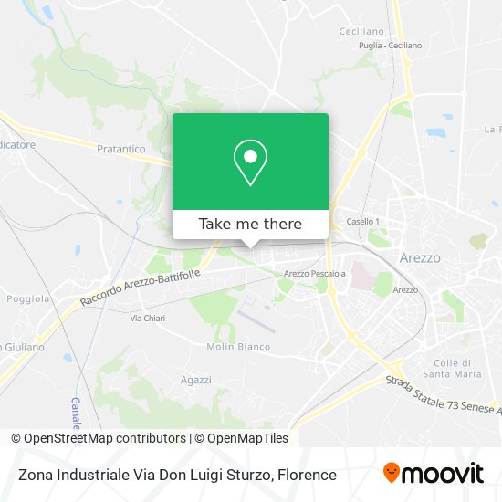 Zona Industriale Via Don Luigi Sturzo map