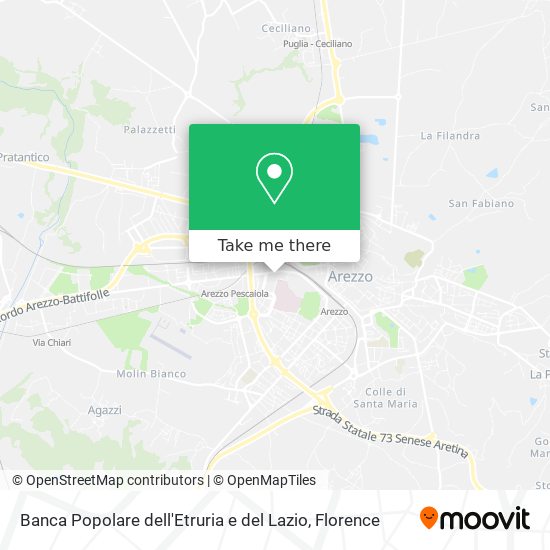 Banca Popolare dell'Etruria e del Lazio map