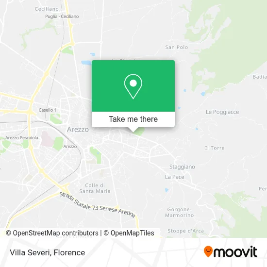 Villa Severi map